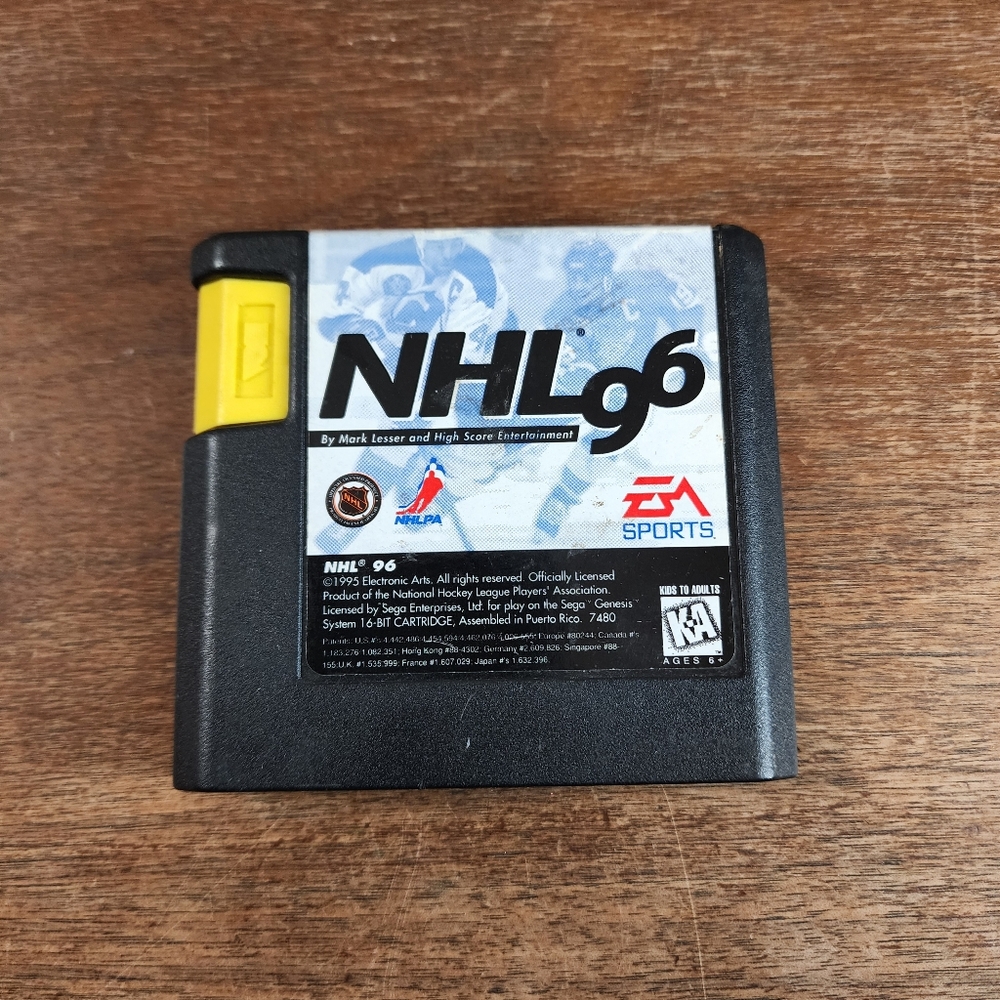 Sega Genesis EA Sports NHL 96 Game